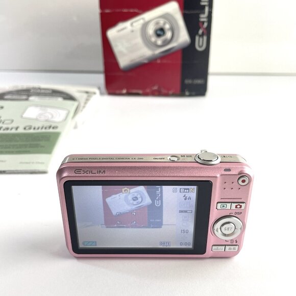 Pink Digital Camera - CASIO EXILIM EX-Z80  w Battery & Charger  3x Optical Zoom - Picture 2 of 16